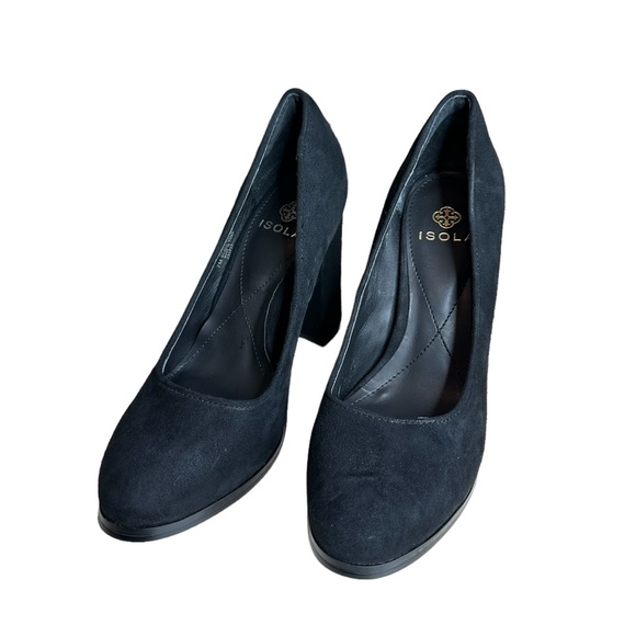 Isola Shoes - New Isola Suede Block Heels